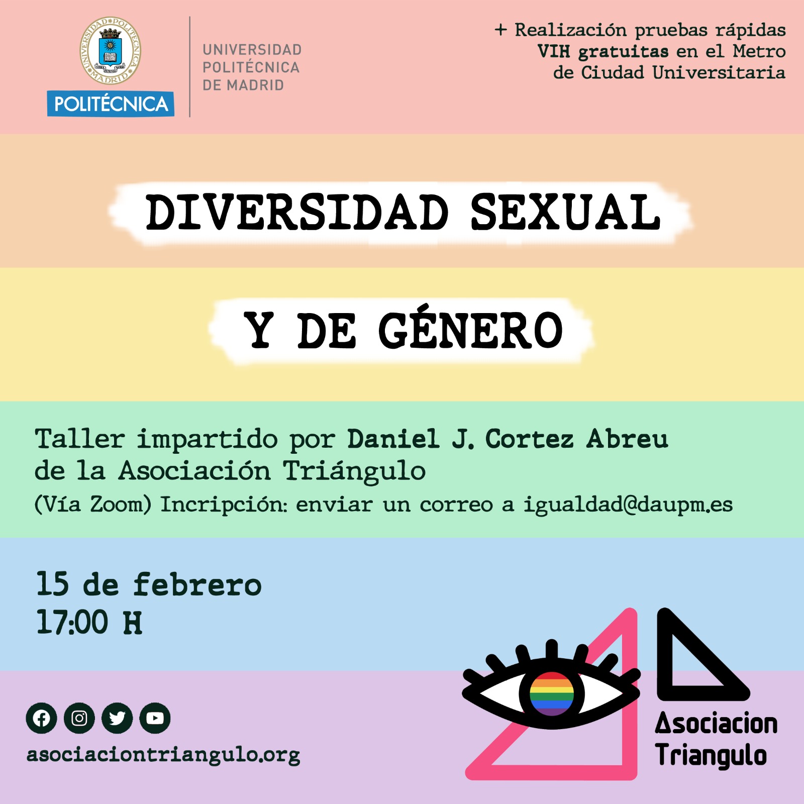 Diversidad Sexual Y De GÉnero Delegación De Alumnos Etsiaab 2183